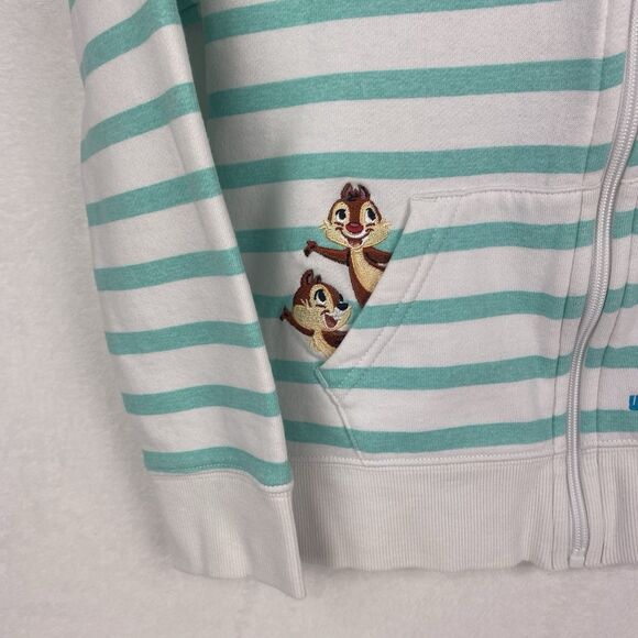 Disney 2019 Mickey Minnie Mouse and Chip and Dale Zip up Sweater Girls Large - Picture 4 of 11
